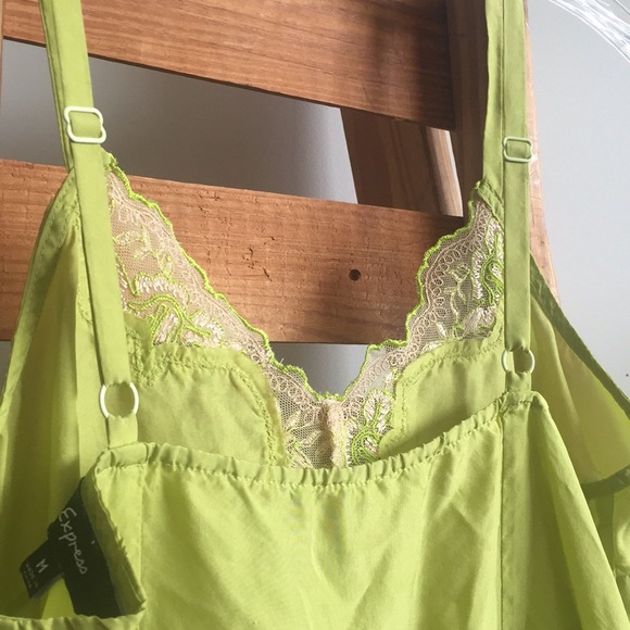 Express Almost Vintage Silk Lace Cami - Picture 3 of 8